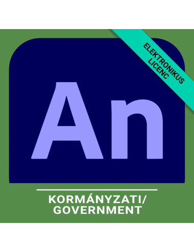 Animate - Pro for enterprise - Kormányzati, Angol, Új előfizetés, 12 hónap