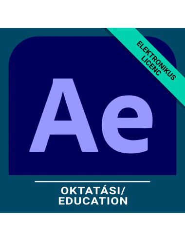 Adobe After Effects for enterprise - Oktatási, Angol, Új előfizetés, 12 hónap