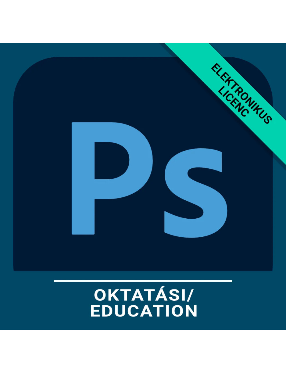 Adobe Photoshop for enterprise - Oktatási, Angol, Új előfizetés, 12 hónap