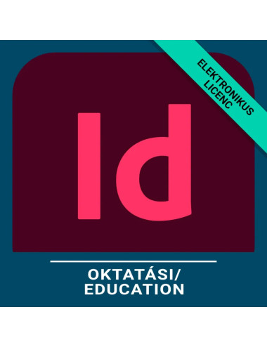 Adobe InDesign for enterprise - Education, EU English, Subscription New, 12 Month