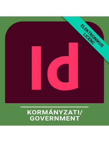 InDesign - Pro for enterprise - Government, Multi European Languages, Subscription New, 12 Month