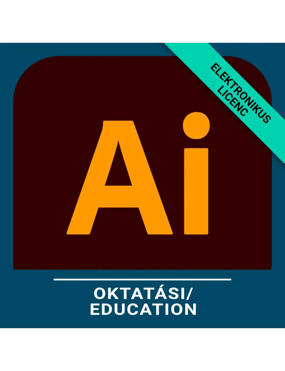 Adobe Illustrator for enterprise - Education, EU English, Subscription New, 12 Month