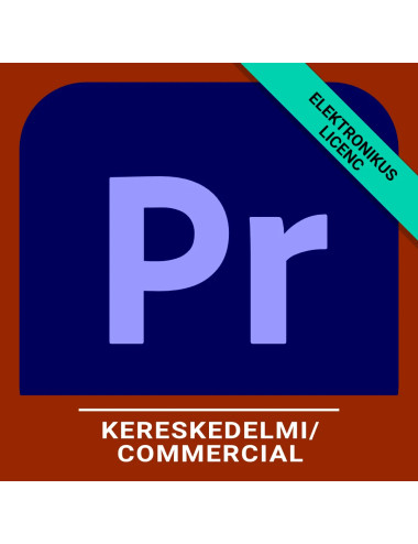 Adobe Premiere Pro for enterprise - Üzleti, Angol, Új előfizetés, 12 hónap