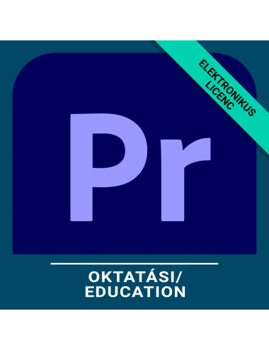 Adobe Premiere Pro for enterprise - Education, EU English, Subscription New, 12 Month