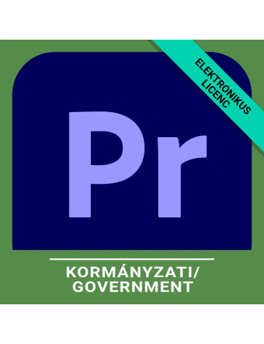 Adobe Premiere Pro for enterprise - Government, EU English, Subscription New, 12 Month