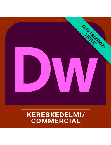 Dreamweaver - Pro for enterprise - Üzleti, Angol, Új előfizetés, 12 hónap