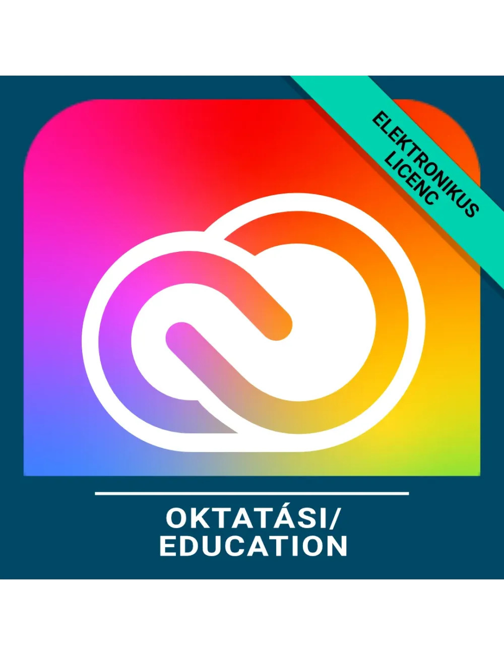 Adobe Creative Cloud for enterprise All Apps - Oktatási, Angol, Új előfizetés, 12 hónap