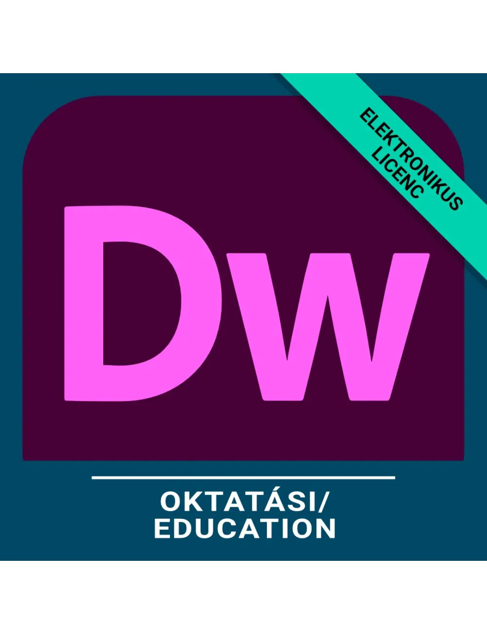 Adobe Dreamweaver for enterprise - Oktatási, Angol, Új előfizetés, 12 hónap